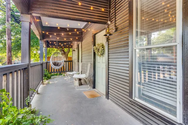 a view of swimming pool with a patio