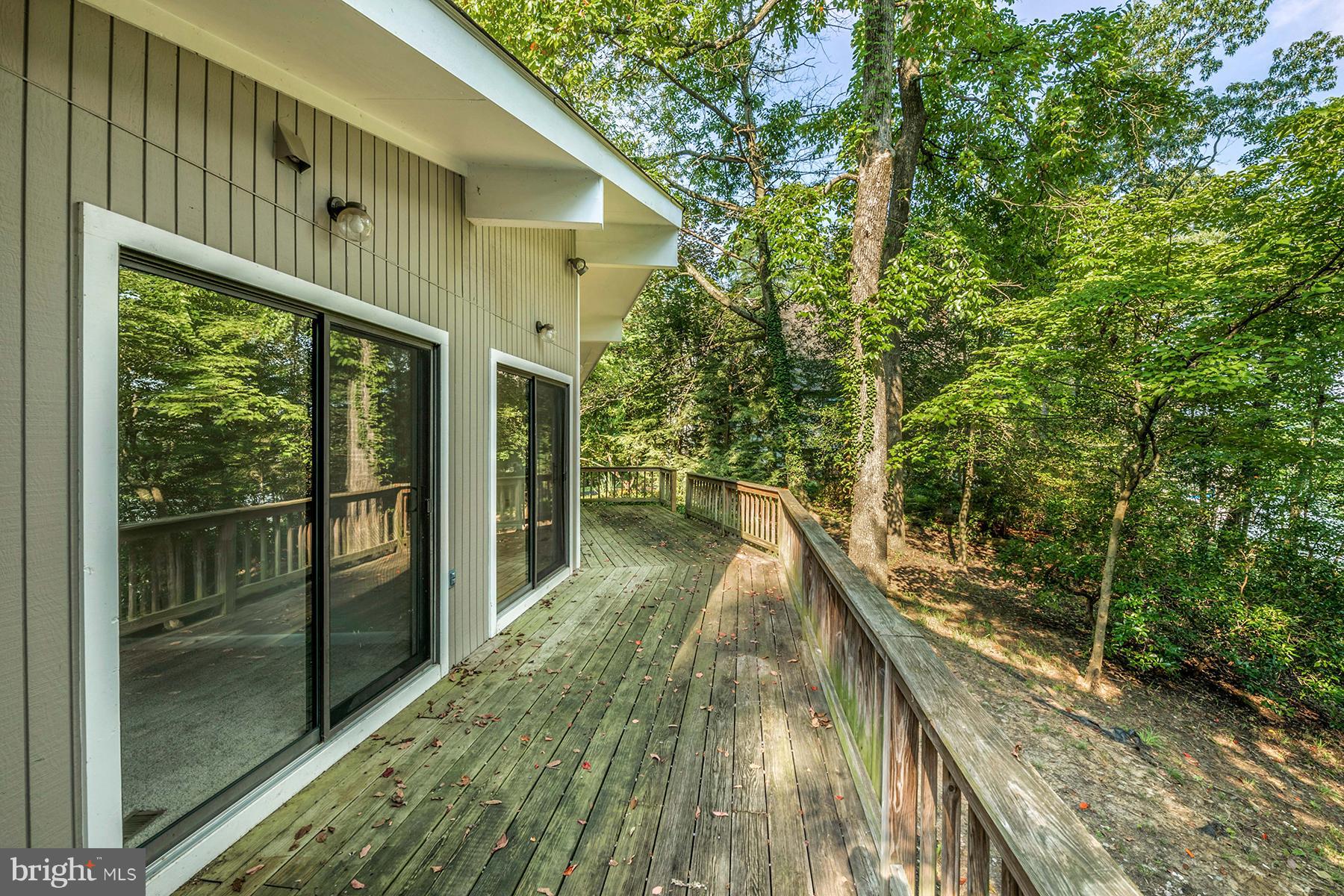 1435 Oak Bluff Road Edgewater, MD 21037 - Photo 17 of 21 Deck overlooks private yard and water