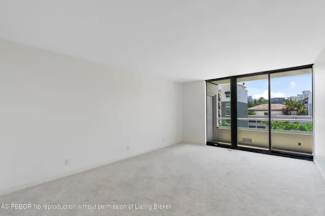 a view of an entryway with a garden