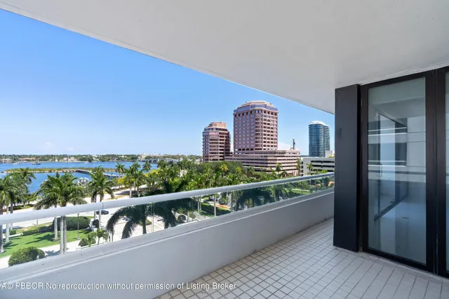 $7,500 | 529 South Flagler Drive, Unit 6E, West Palm Beach, FL 33401