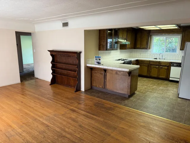 wooden floor in an empty room