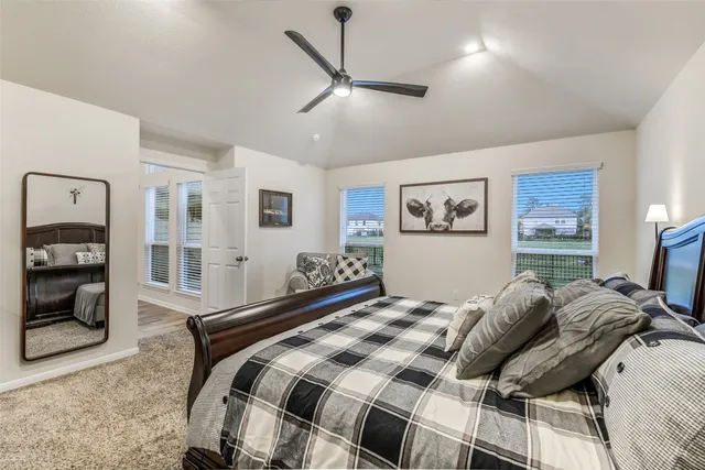a spacious bathroom with a double vanity sink mirror and