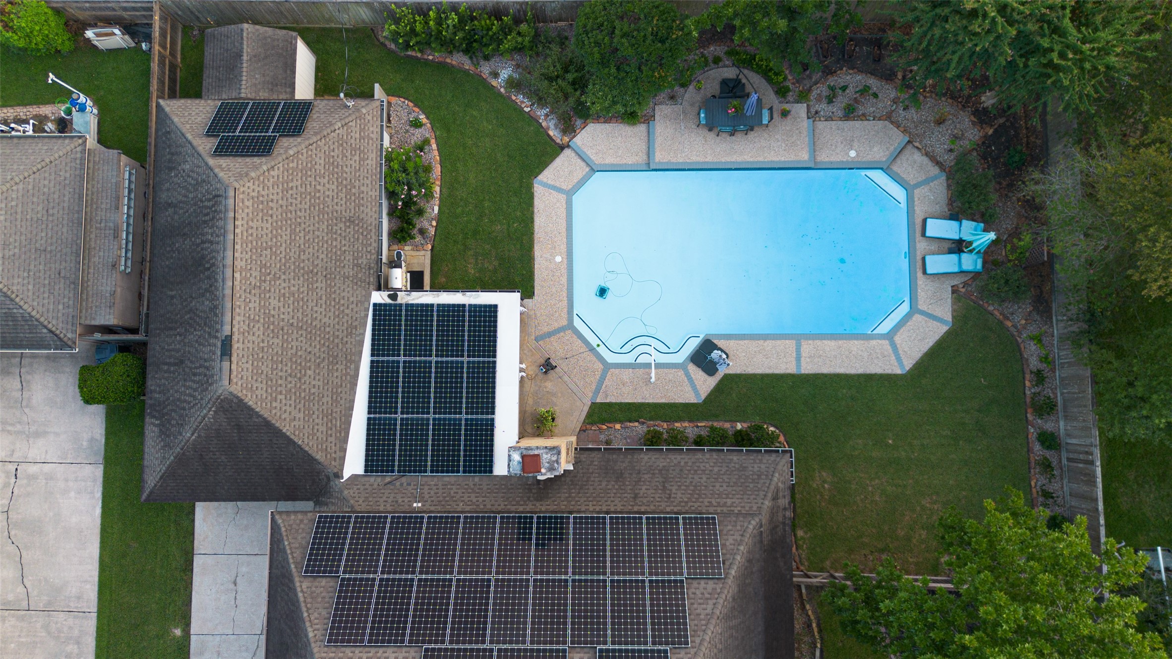 5911 Springton Lane Spring, TX 77379 - Photo 36 of 43 an aerial view of a house