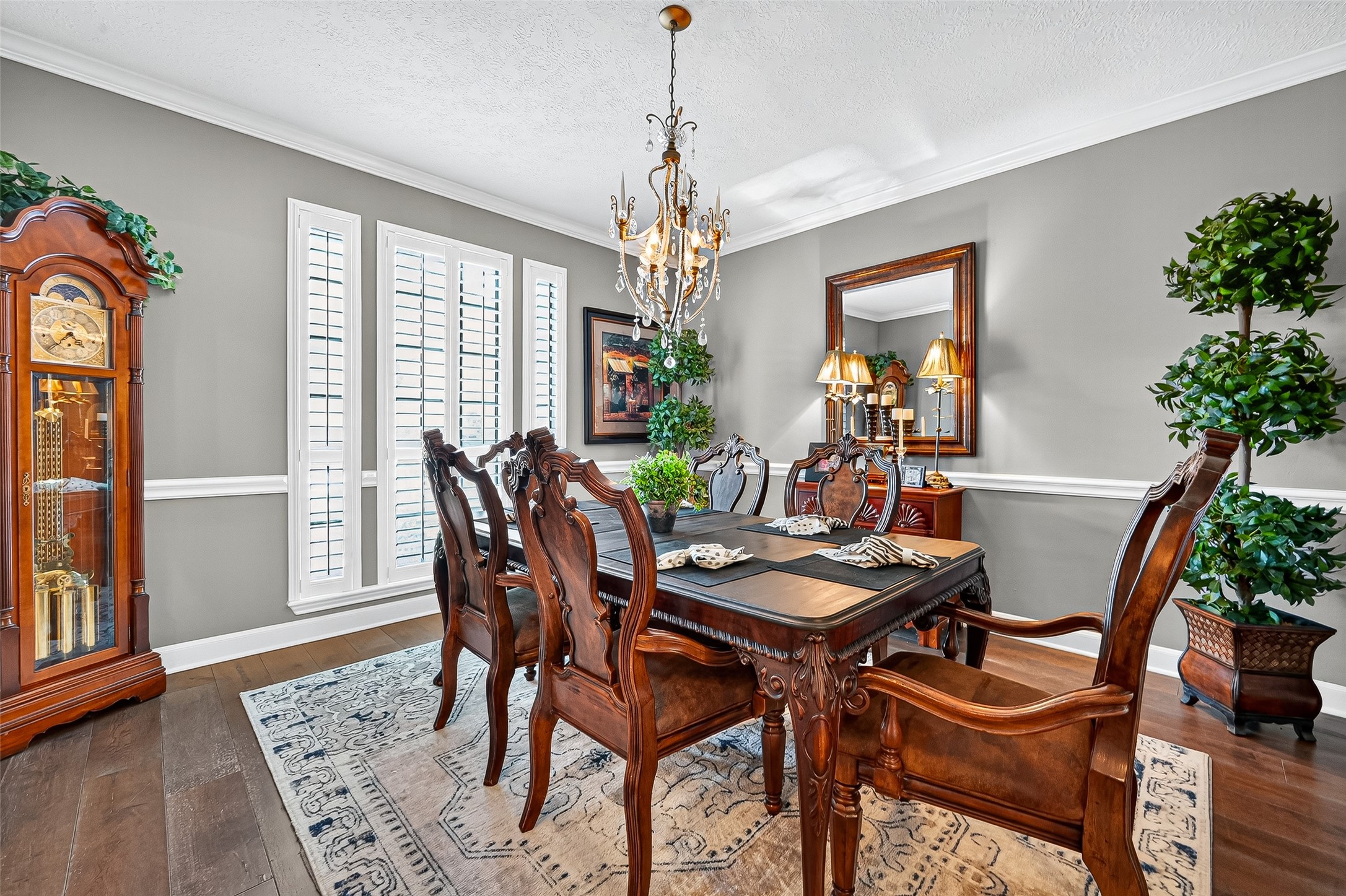 5911 Springton Lane Spring, TX 77379 - Photo 8 of 43 a view of a dining room with furniture window and wooden floor