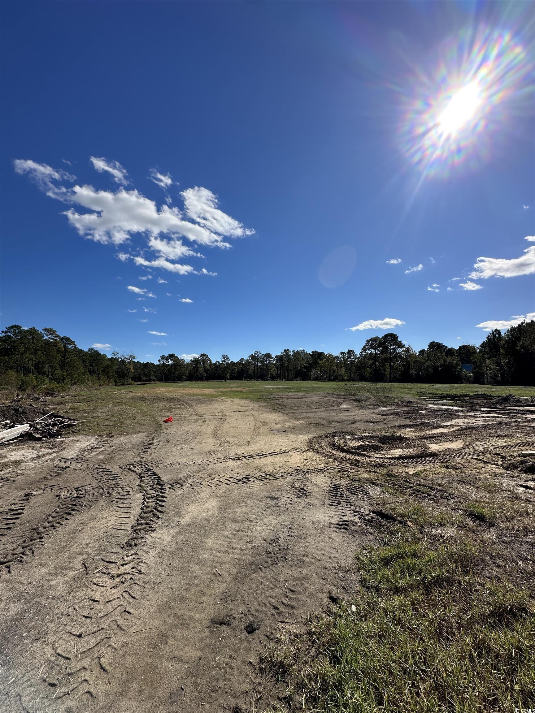 View of road with a rural view