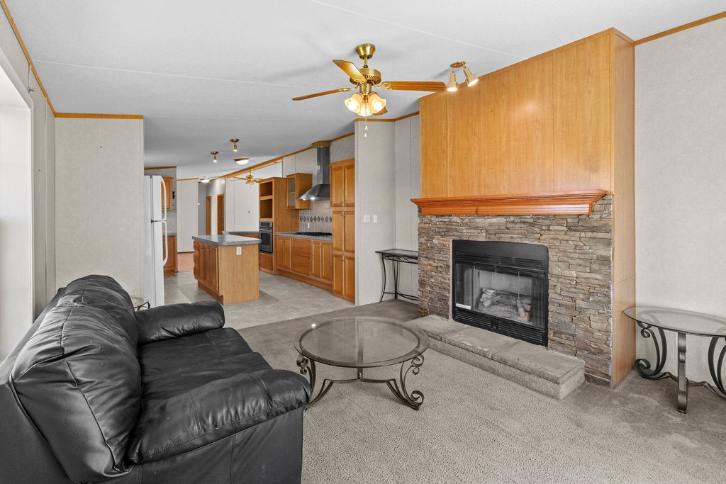 2232 Foote Hollow Road Stamford, NY 12167 - Photo 24 of 35 family room with fireplace