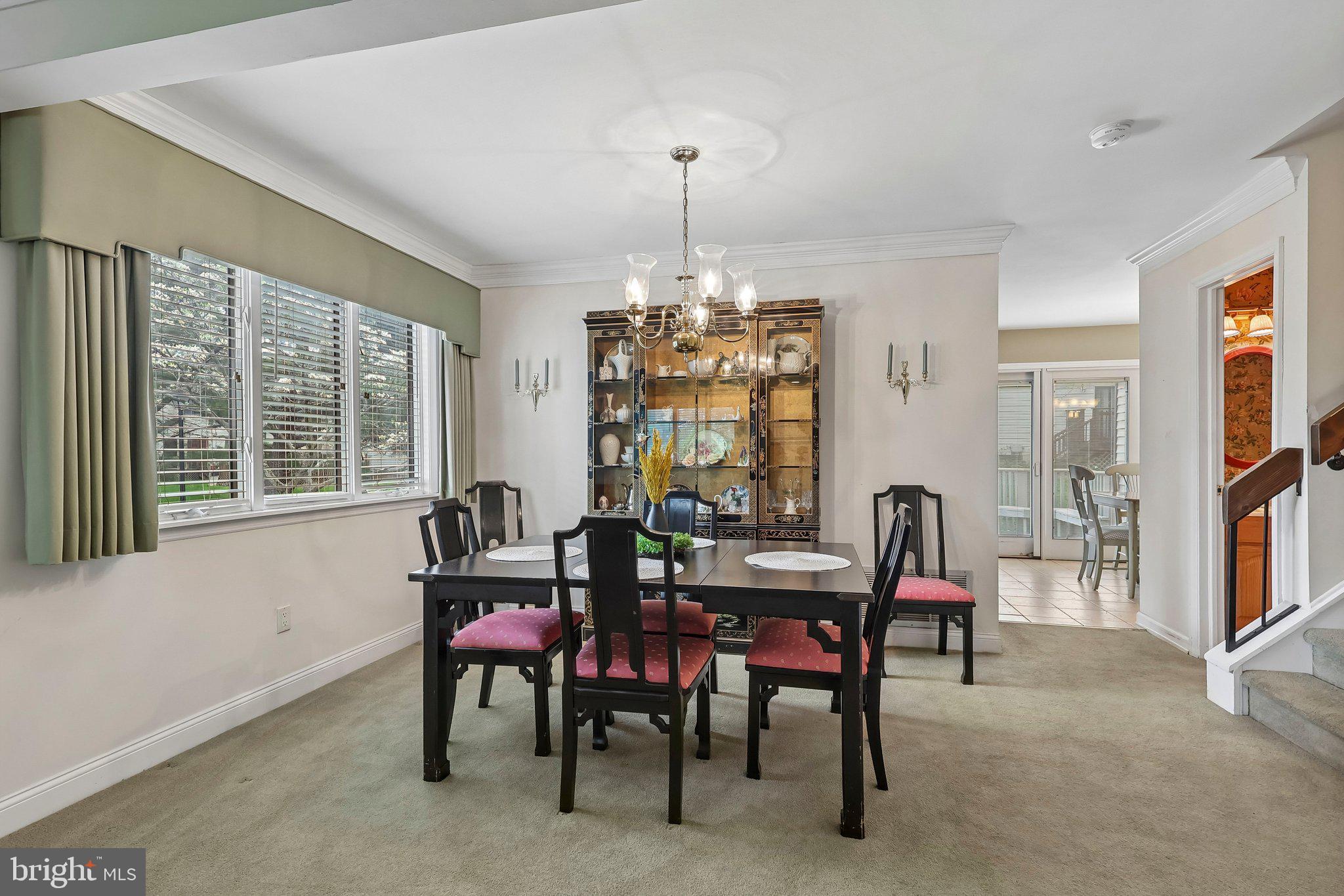 1 Balamor Lane Ewing, NJ 08628 - Photo 15 of 34 a view of a dining room with furniture window and outside view