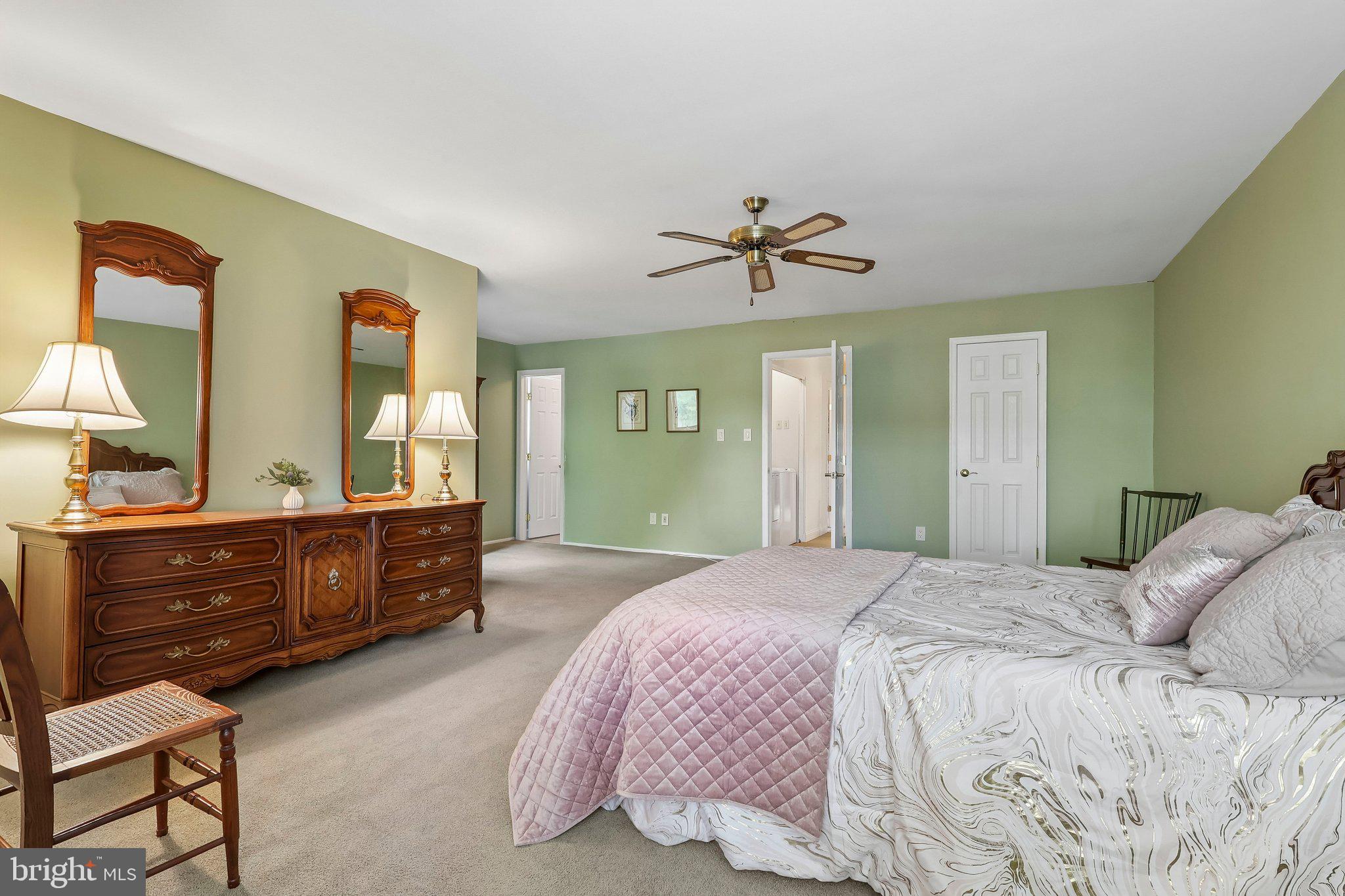 1 Balamor Lane Ewing, NJ 08628 - Photo 17 of 34 a bedroom with a bed and a dresser