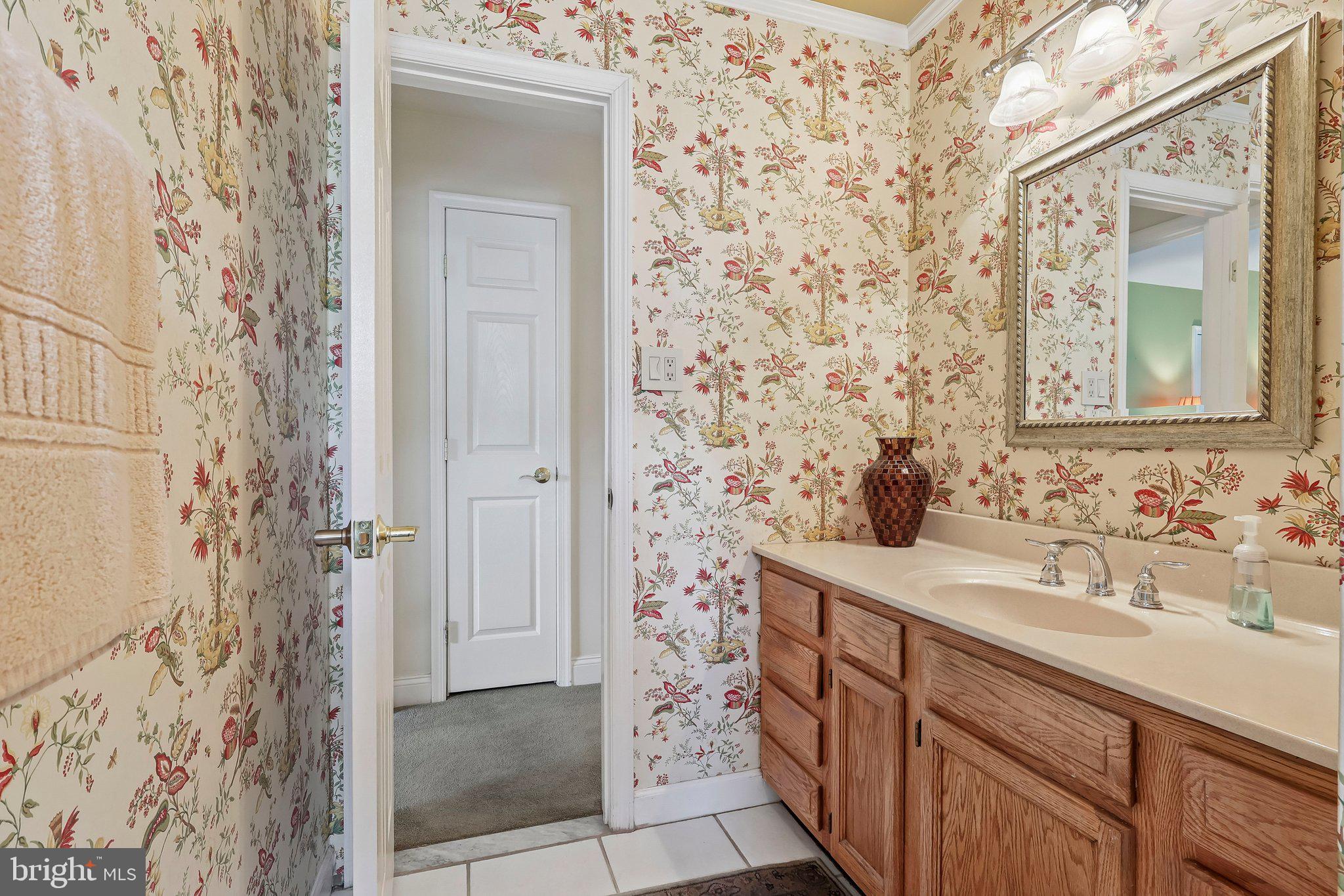1 Balamor Lane Ewing, NJ 08628 - Photo 21 of 34 a bathroom with a sink and a mirror
