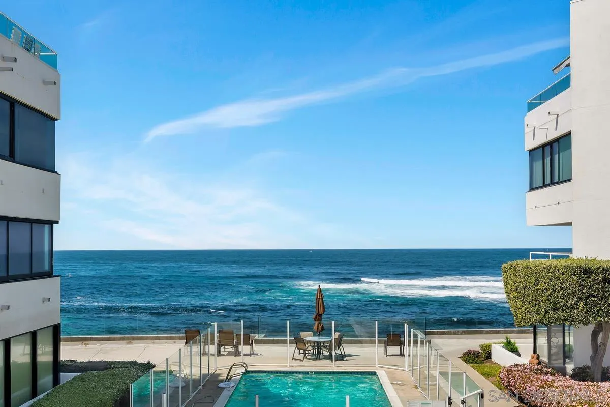 100 Coast Boulevard, Unit 304 La Jolla, CA 92037 - Photo 32 of 36 a view of yard with ocean view