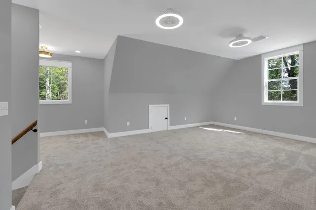 a view of an outdoor space and a lake view