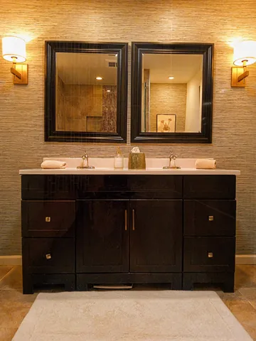 a kitchen with stainless steel appliances granite countertop a sink and cabinets