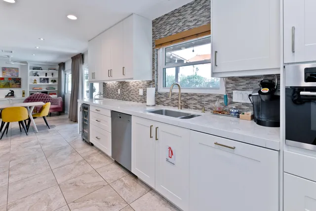 a view of outdoor space with seating area