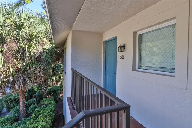 a view of balcony with small plants