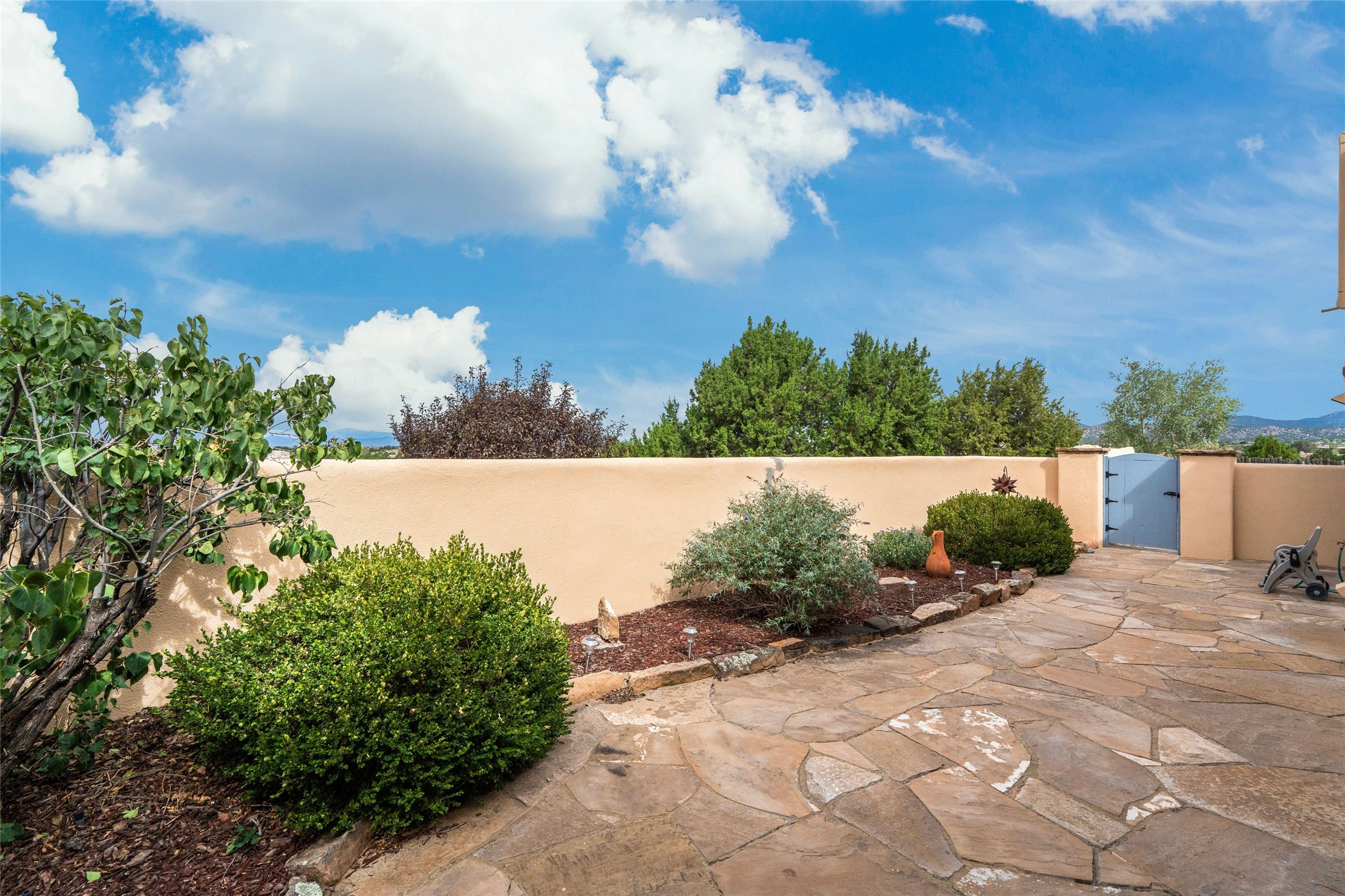 23 Descanso Road Santa Fe, NM 87508 - Photo 40 of 54 Front courtyard with gate