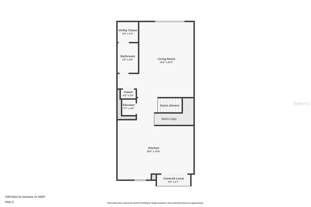 2187 Main Street Sarasota, FL 34237 - Photo 43 of 46 a picture of a floor plan