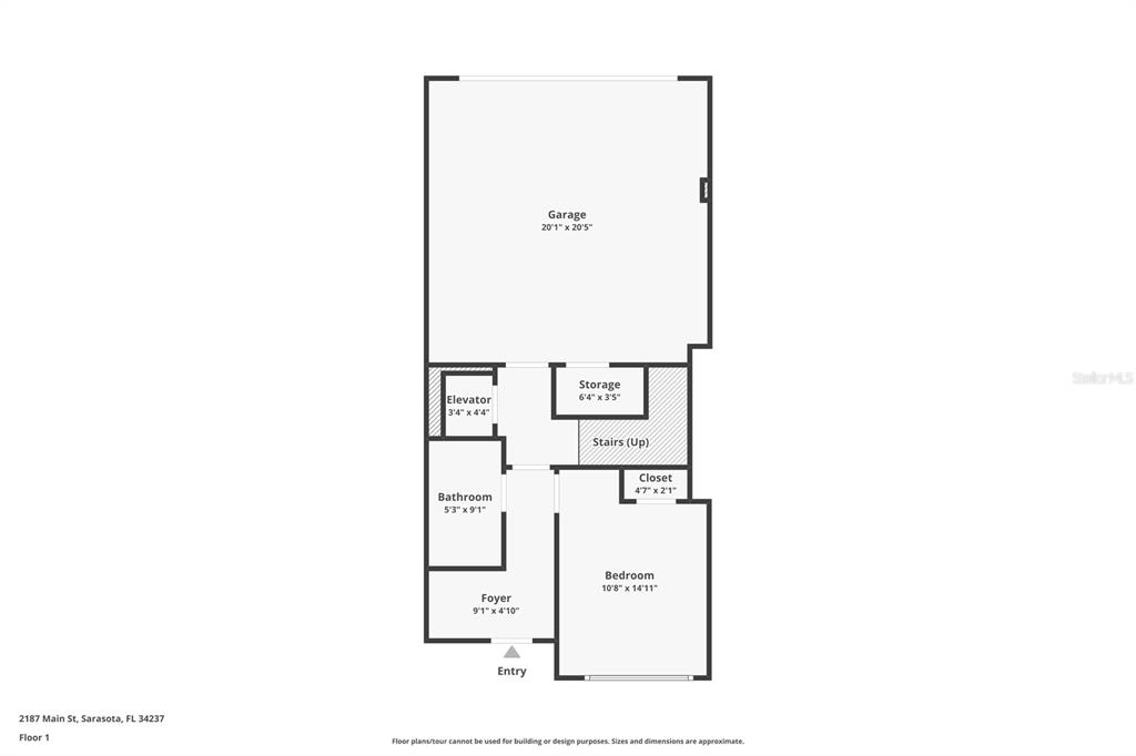 2187 Main Street Sarasota, FL 34237 - Photo 44 of 46 a picture of a floor plan