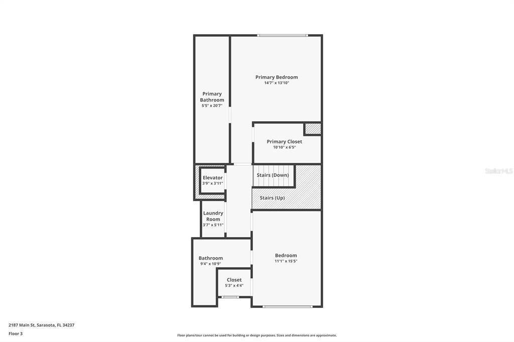 2187 Main Street Sarasota, FL 34237 - Photo 45 of 46 a picture of a floor plan