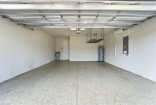 a view of a room with a hallway