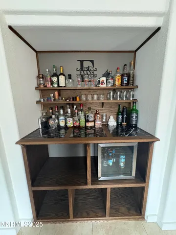 a room with lots of different kinds of food