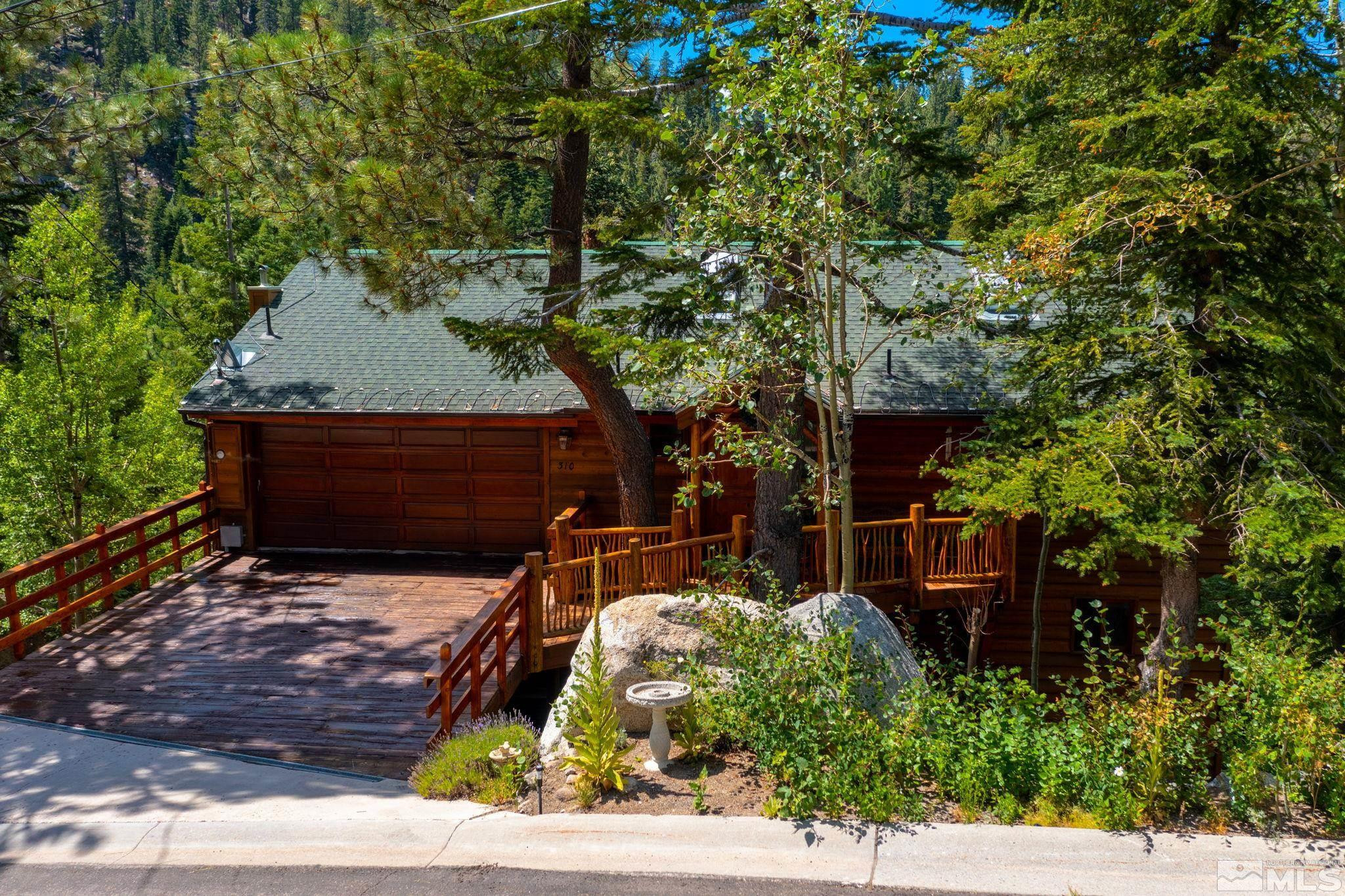 310 Barton Drive Stateline, NV 89449 - Photo 1 of 36 a backyard of a house with lots of green space