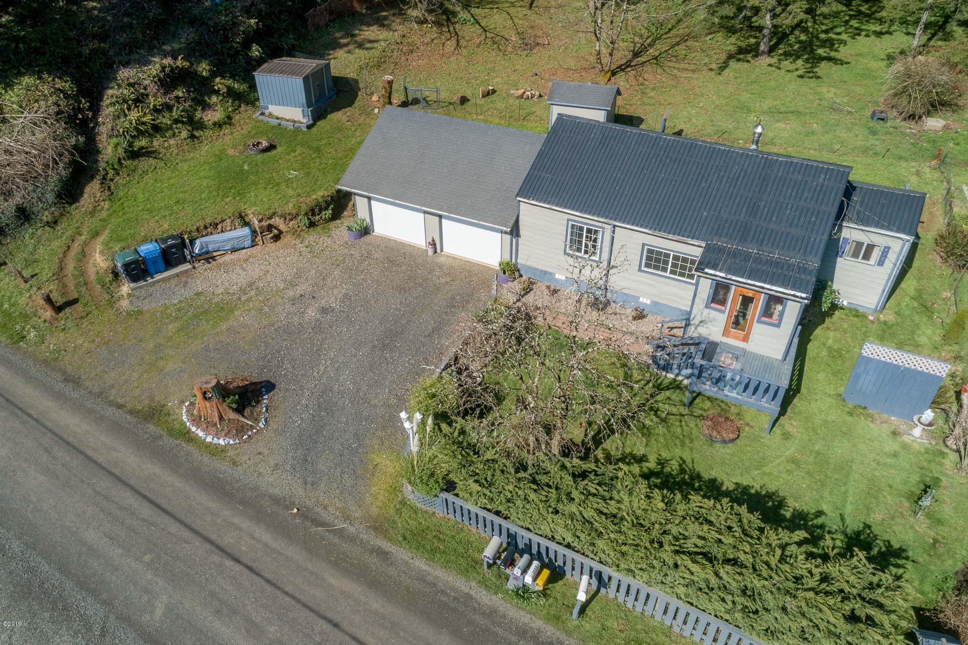 1346 Hidden Valley Road Newport, OR 97365 - Photo 3 of 23 Aerial view of home