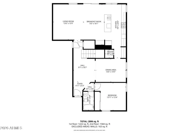 a picture of a floor plan