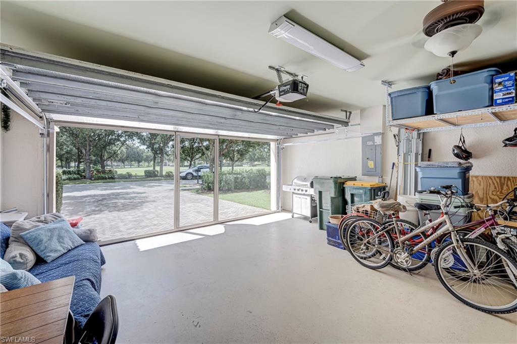 4149 Madison Street Ave Maria, FL 34142 - Photo 31 of 36 Garage with Fan & Lifestyle Screen