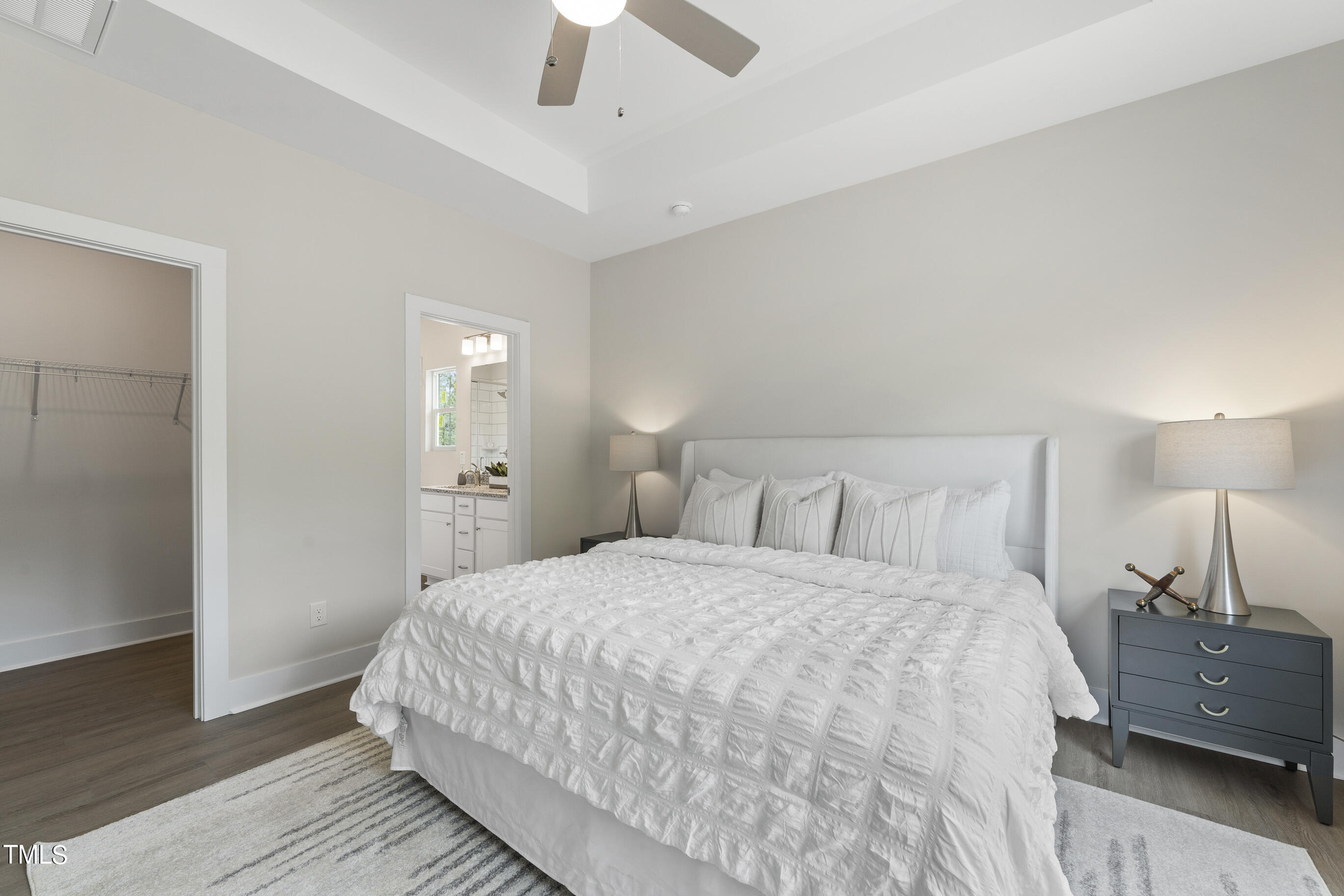 25 Chester Lane Middlesex, NC 27557 - Photo 17 of 32 a bedroom with a bed and a closet