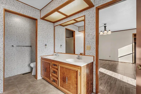 an empty room with window