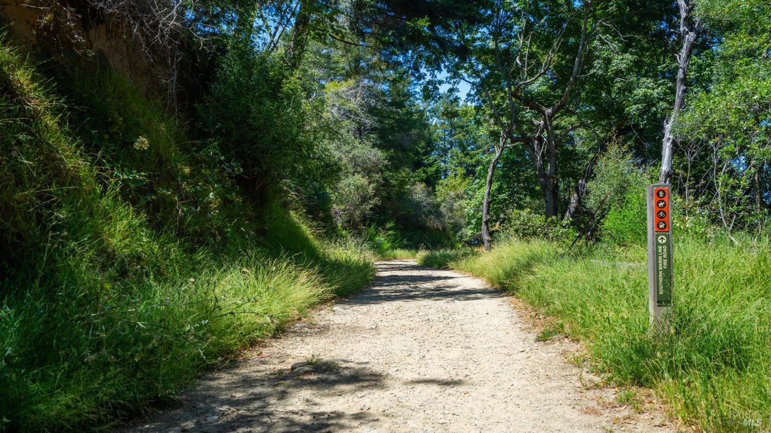 10 Fire Road Larkspur, CA 94939 - Photo 30 of 35 And here's your personal access to the Southern Marin Line Fire Road!