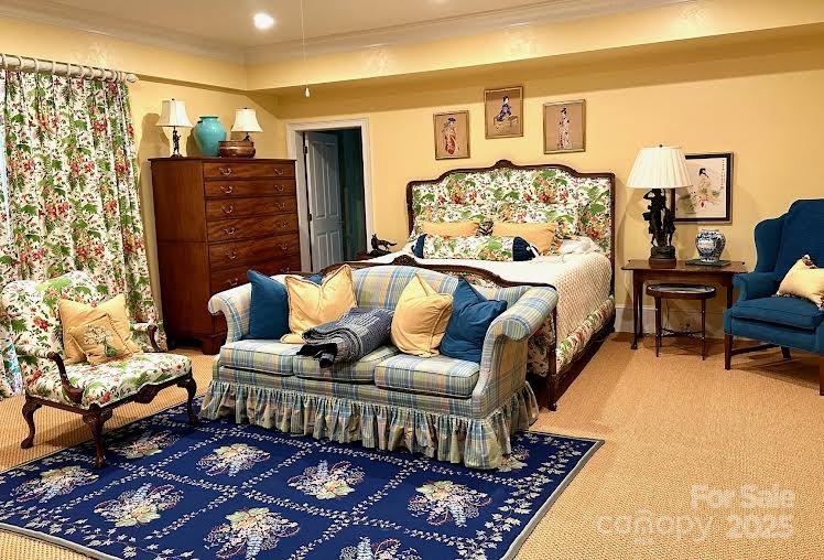 520 East Landing Ridge Circle Jefferson, NC 28640 - Photo 27 of 48 a bedroom with a bed couch and a window