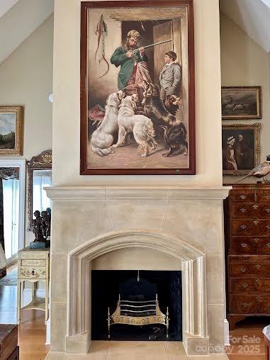 520 East Landing Ridge Circle Jefferson, NC 28640 - Photo 31 of 48 a close view of a fireplace