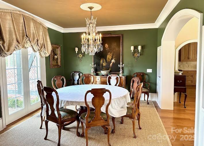 520 East Landing Ridge Circle Jefferson, NC 28640 - Photo 32 of 48 a dining room with furniture and window