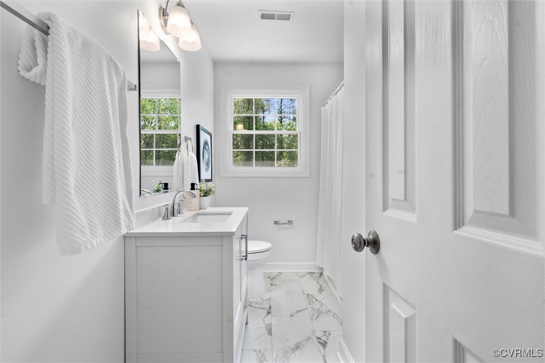 7901 Epic Road North Chesterfield, VA 23235 - Photo 15 of 50 updated full bath on second floor - new flooring,