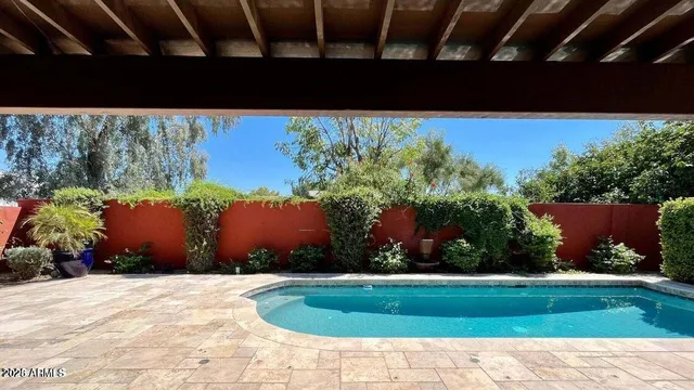a view of swimming pool yard