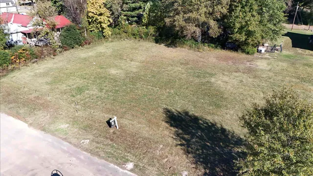 a view of a dry yard
