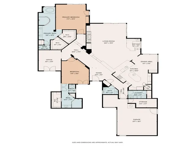 a picture of a living room with a white table