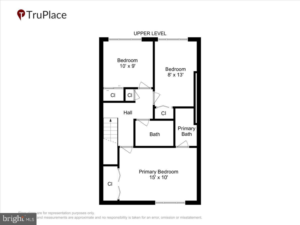 2017 Sarazen Place Reston, VA 20191 - Photo 51 of 52 Upper Level Floorplan