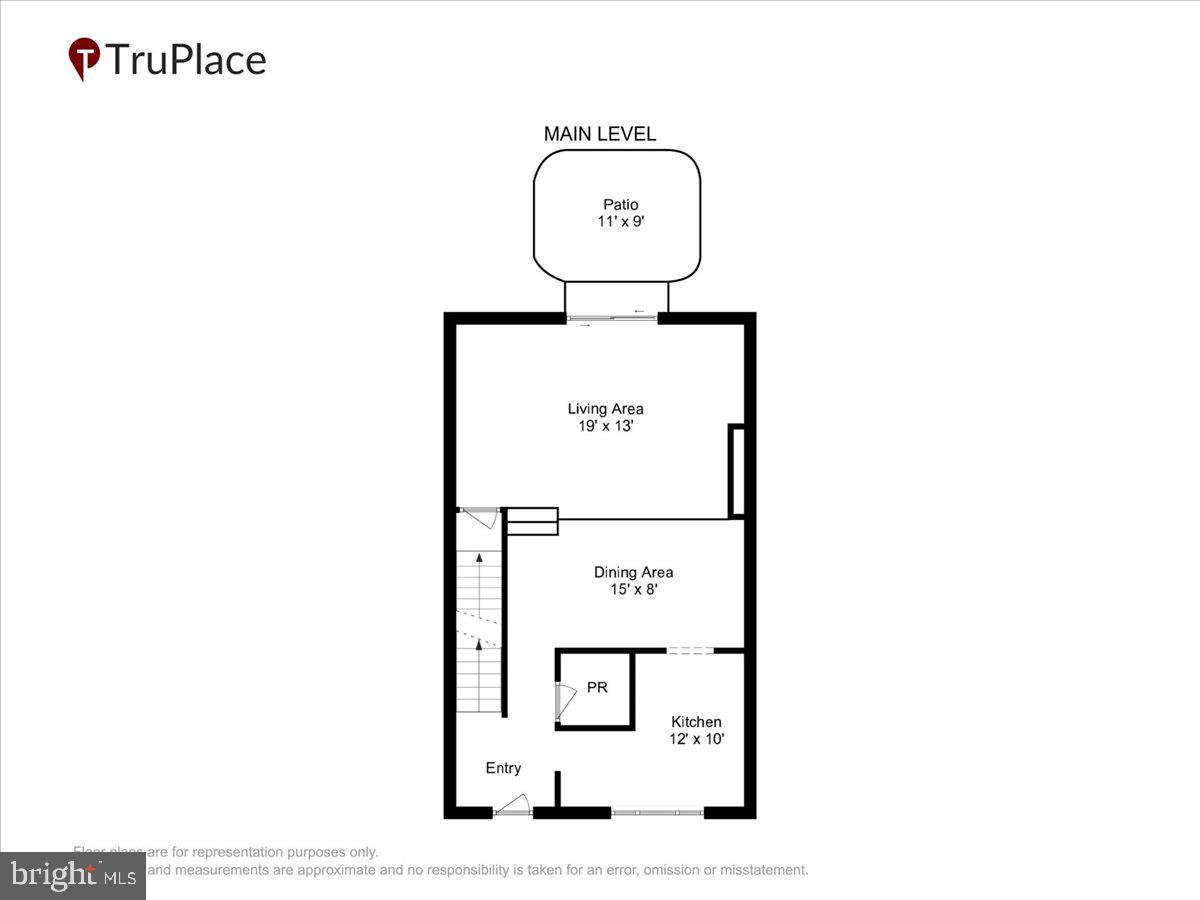 2017 Sarazen Place Reston, VA 20191 - Photo 50 of 52 Main Level Floorplan - SEE THE INTERACTIVE TOUR