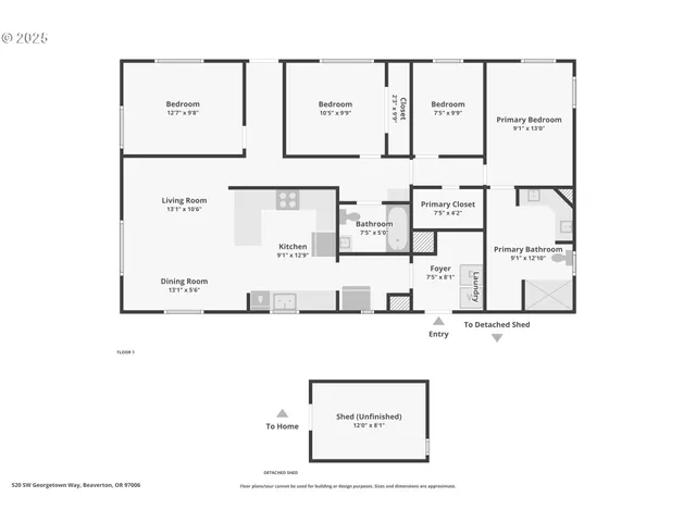 $119,900 | 520 Southwest Georgetown Way, Beaverton, OR 97006