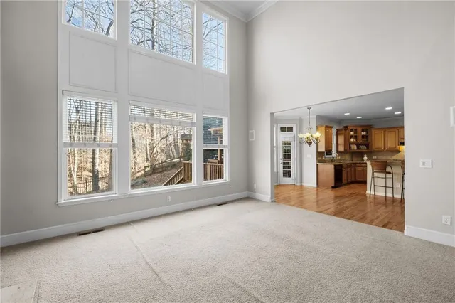a kitchen with stainless steel appliances granite countertop a sink and cabinets