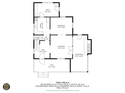 a picture of a room with a white wall and a large window