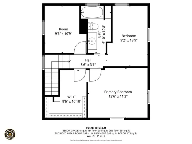 a picture of a park with a bench