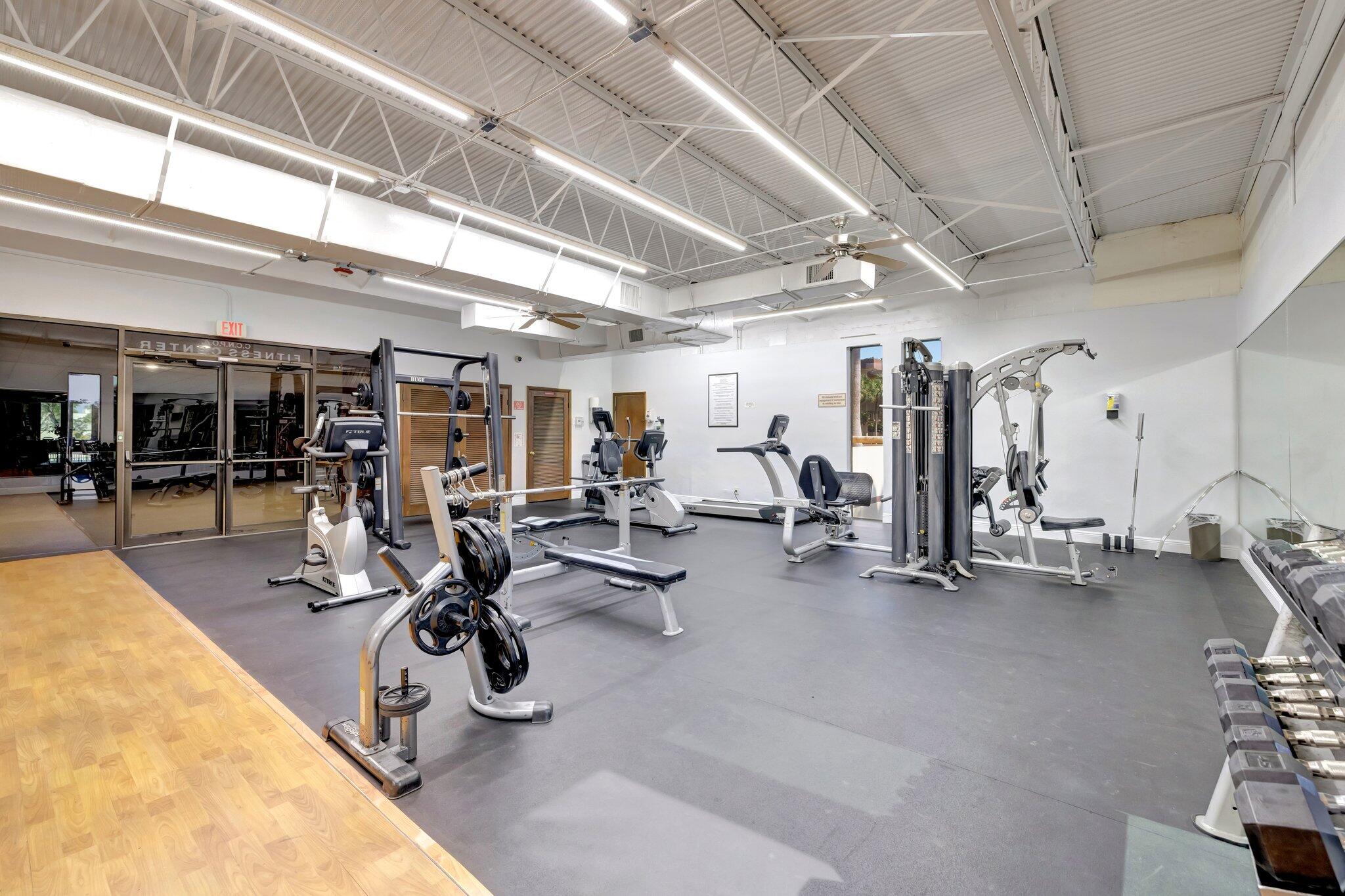 3301 Northwest 47th Terrace, Unit 410 Lauderdale Lakes, FL 33319 - Photo 36 of 58 a view of a room with gym equipment