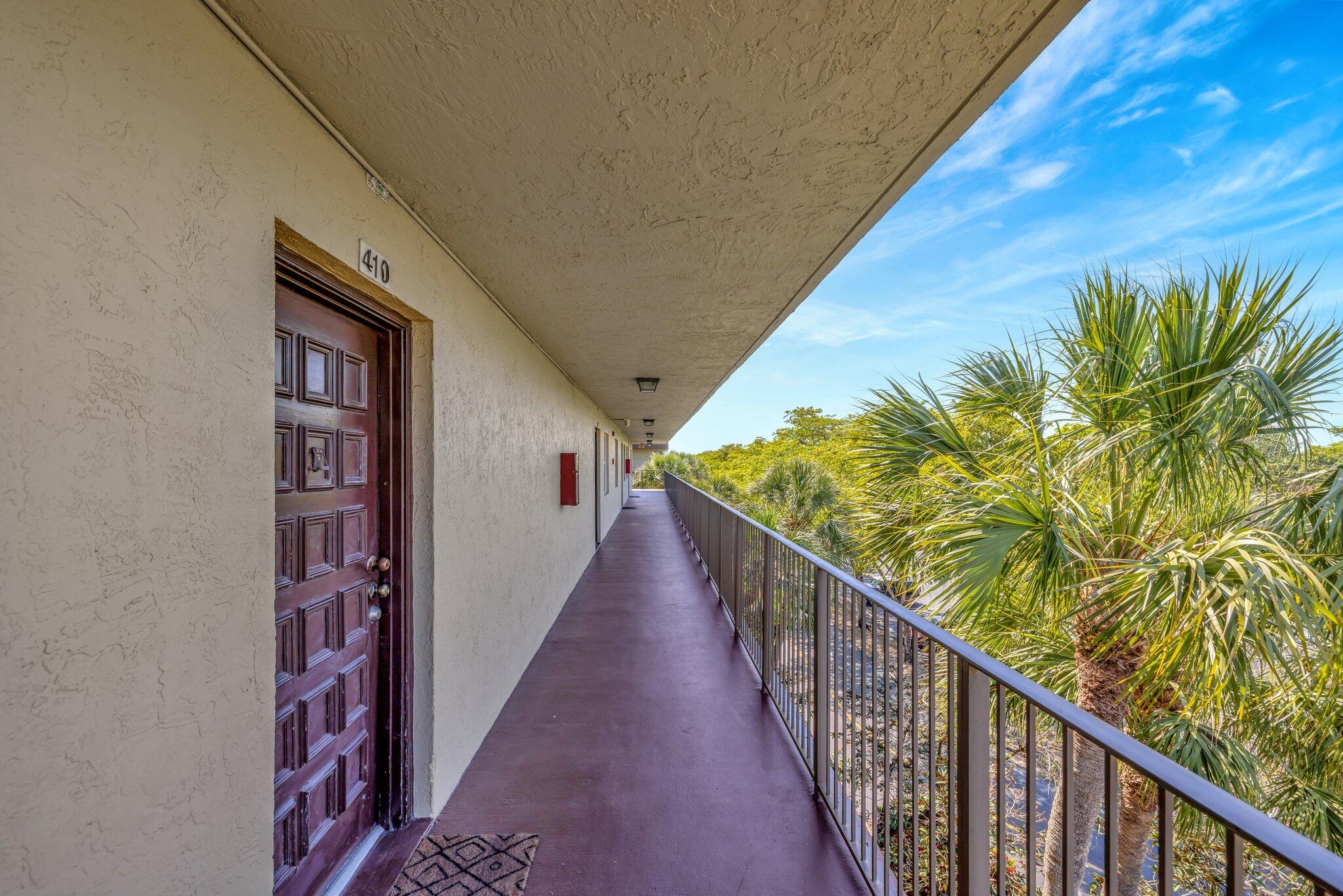 3301 Northwest 47th Terrace, Unit 410 Lauderdale Lakes, FL 33319 - Photo 9 of 58 a view of a balcony