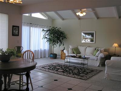 5725 Bravo Toro Lane Santa Rosa, CA 95401 - Photo 12 of 12 Open floor plan; beamed ceilings and large windows with views.