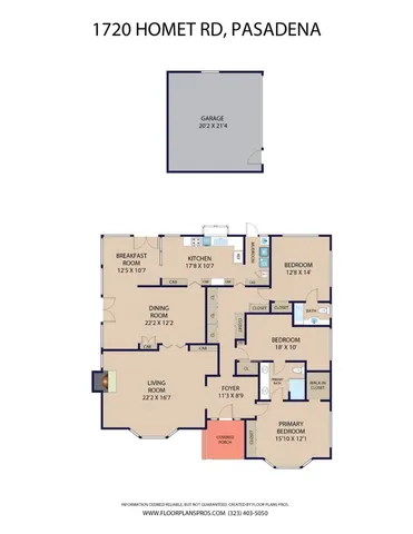 $1,900,000 | 1720 Homet Road, Pasadena, CA 91106