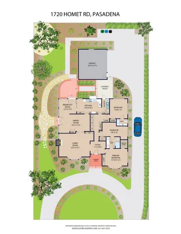 $1,900,000 | 1720 Homet Road, Pasadena, CA 91106