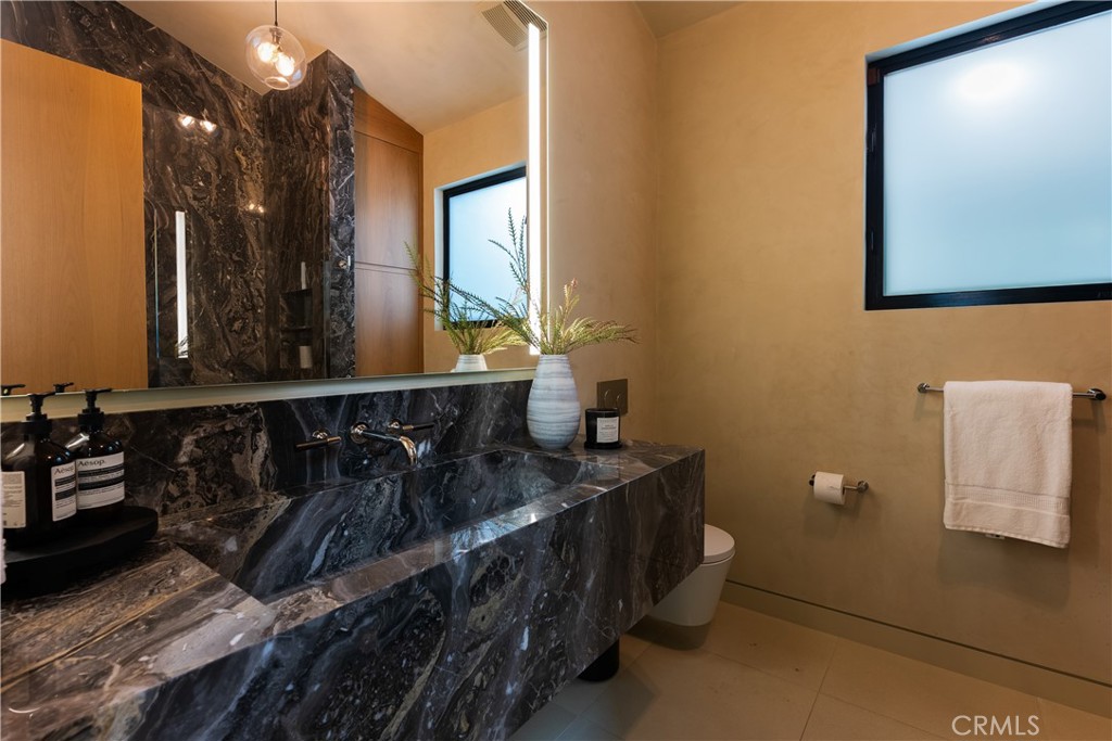 21656 Las Flores Heights Road Malibu, CA 90265 - Photo 29 of 71 Primary bathroom w/ heated floors